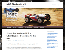 Tablet Screenshot of mbc-oberlausitz.de